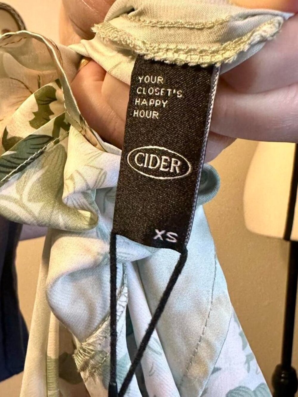 Soft Pale Green Tie Back Formal Dress - Picture 4 of 8